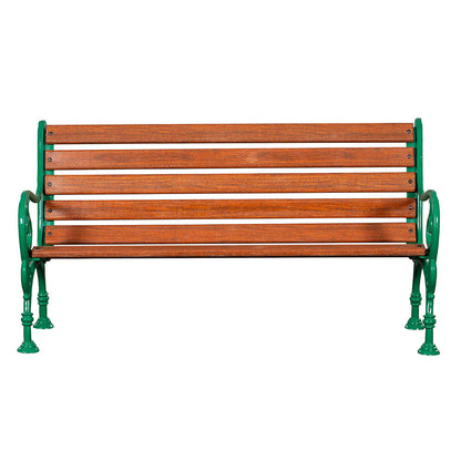 Seating Bench, DGB-005 (DWARKA ART INDIA), Bench with Garden Area, Cast Iron Bench with FRP Fiber Plank, Seating Bench - IM6098