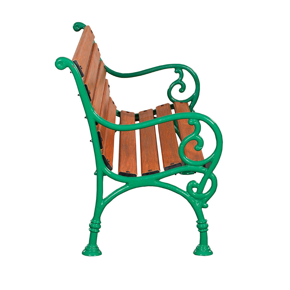 Seating Bench, DGB-005 (DWARKA ART INDIA), Bench with Garden Area, Cast Iron Bench with FRP Fiber Plank, Seating Bench - IM6098