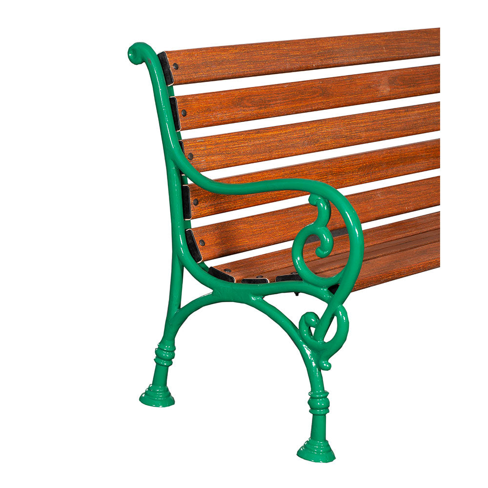 Seating Bench, DGB-005 (DWARKA ART INDIA), Bench with Garden Area, Cast Iron Bench with FRP Fiber Plank, Seating Bench - IM6098