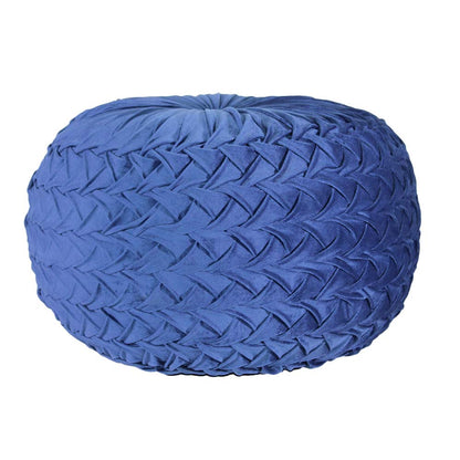 Puffy, Puffy for Living Room & Bedroom, Puffy Sitting Stool, Puffy in Round Shape, Puffy in Blue Color, Puffy - IM6150