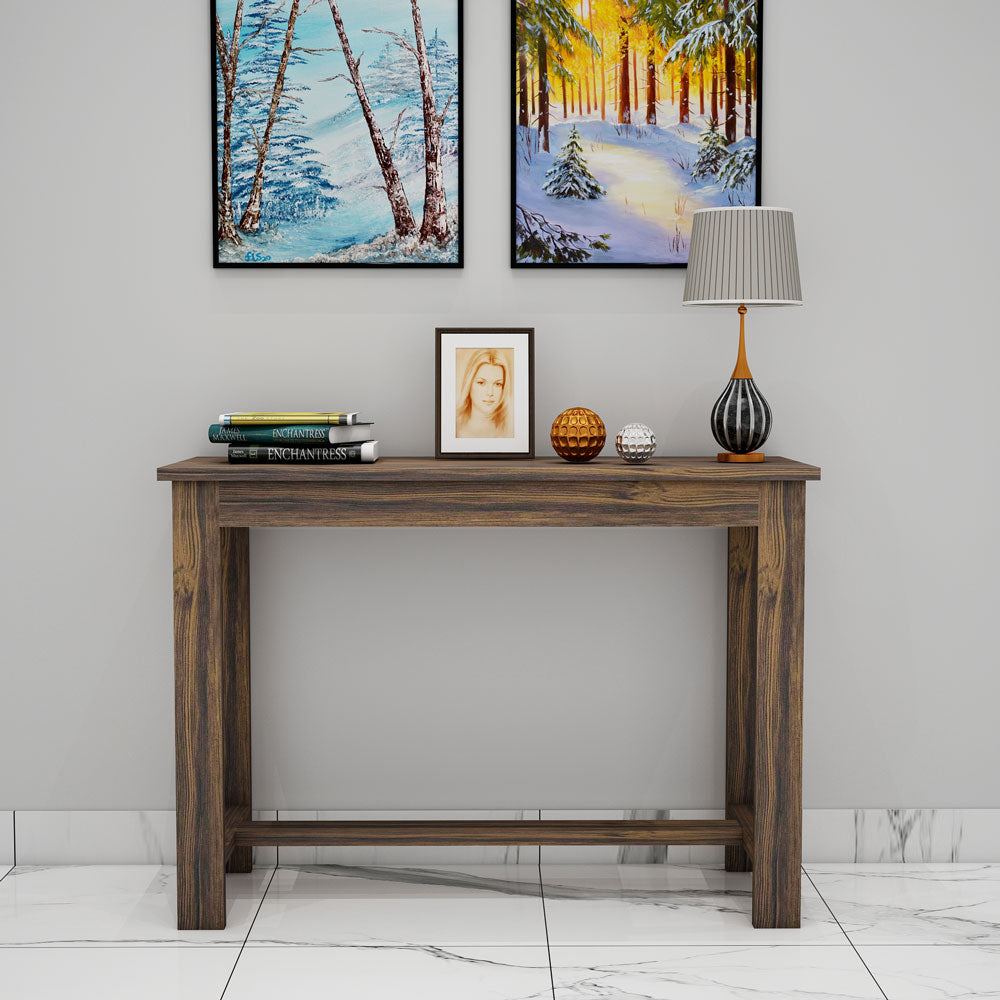 Console Table, Solid Wood Console Table, Dark Brown Console Table, Console Table - IM -12083