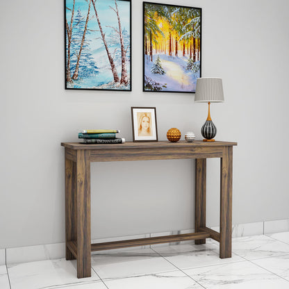 Console Table, Solid Wood Console Table, Dark Brown Console Table, Console Table - IM -12083