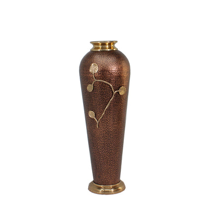 Vase, Gold & Brown Color Vase , Round Vase, Vase - IM - 15043