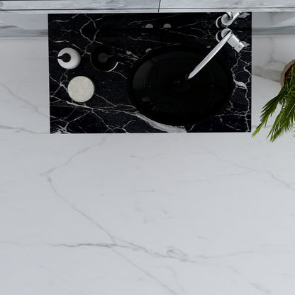 Vanity, Black Vanity, Vanity with Marble Top,  Vanity with shutter,  Vanity with Drawer,  Vanity -IM-151