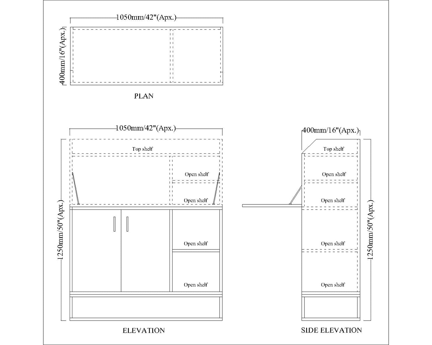 Study Table, Off-White Study Table, Study Table with Open Shelf, Study Table with Shutter, Study Table with Flip Shutter, Study Table with Dark Grey MS Leg, Study Table - IM - 12031