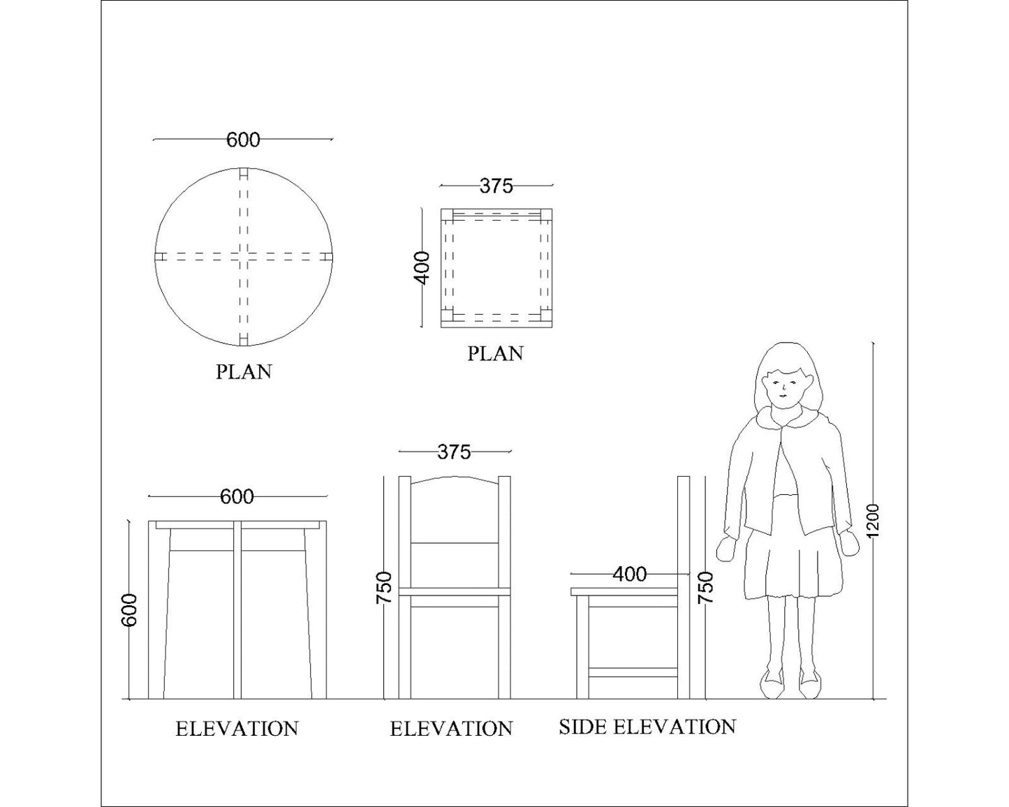 Kids table, Kids chair, study table, kids study table, Round  table, table chair set, stool, playing table , table, Study sets -Table and chair set- IM 4002