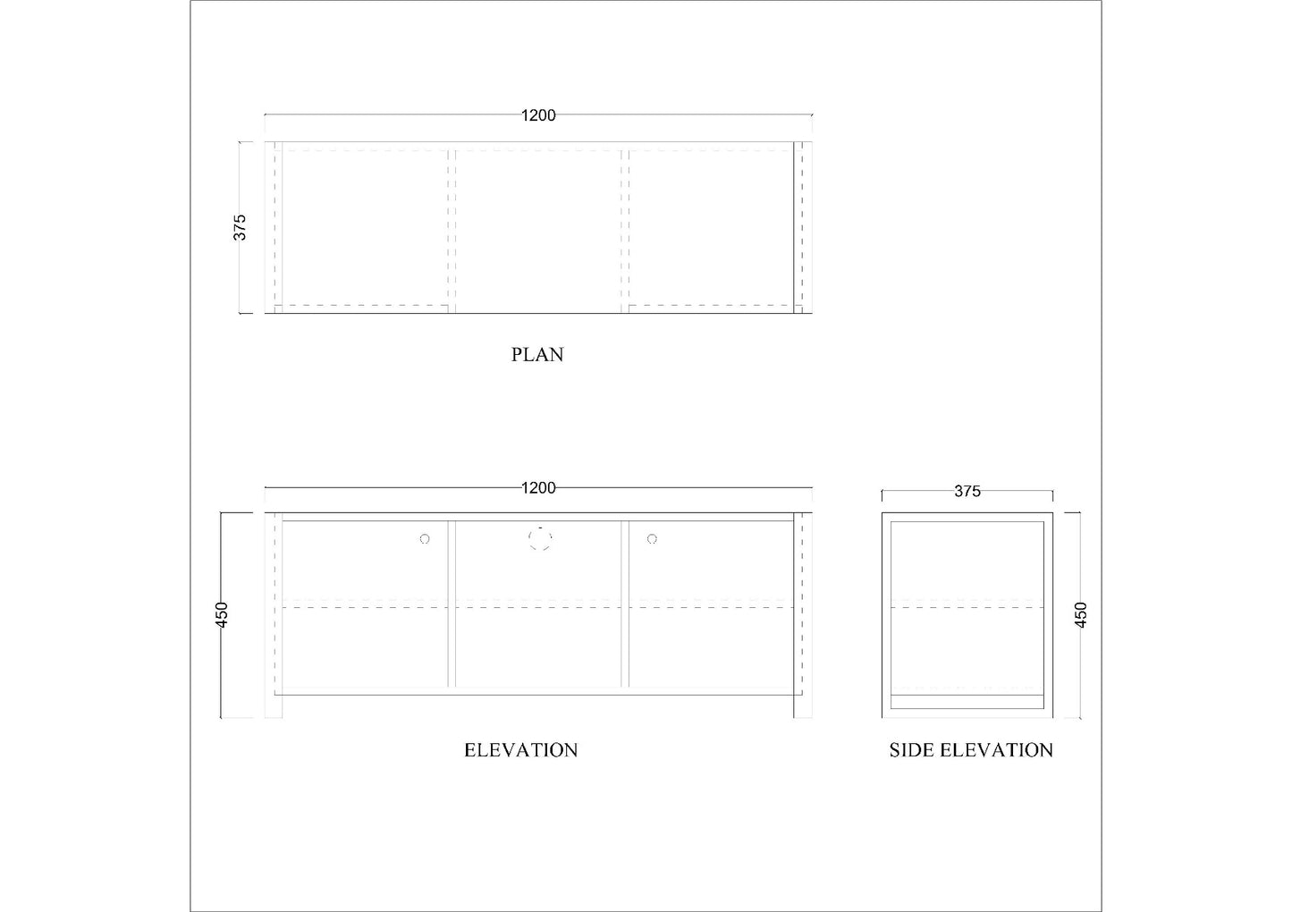 Entertainment Unit, White Color Entertainment Unit, Entertainment Unit for Living & Bedroom Area, Entertainment Unit with Open Shelf, Entertainment Unit with Shutter, Entertainment Unit with MS Leg in Golden Finish, Entertainment Unit - IM - 10014