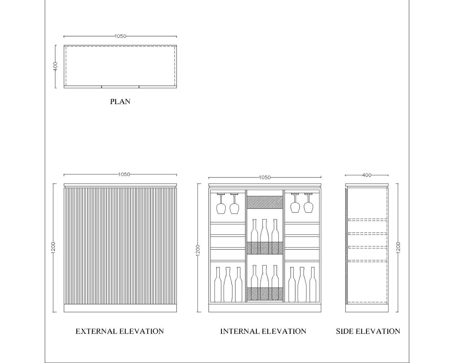 Bar cabinate, bar design, Bar storage, Home bar cabinate,  wooden bar cabinate, luxurious bar, IM-1012