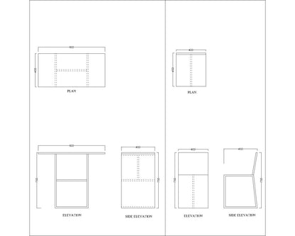 Study Table, Yellow Color  Study Table, Study Table with Open Shelf, Kids Study Table & Chair , Study Table - IM - 12006