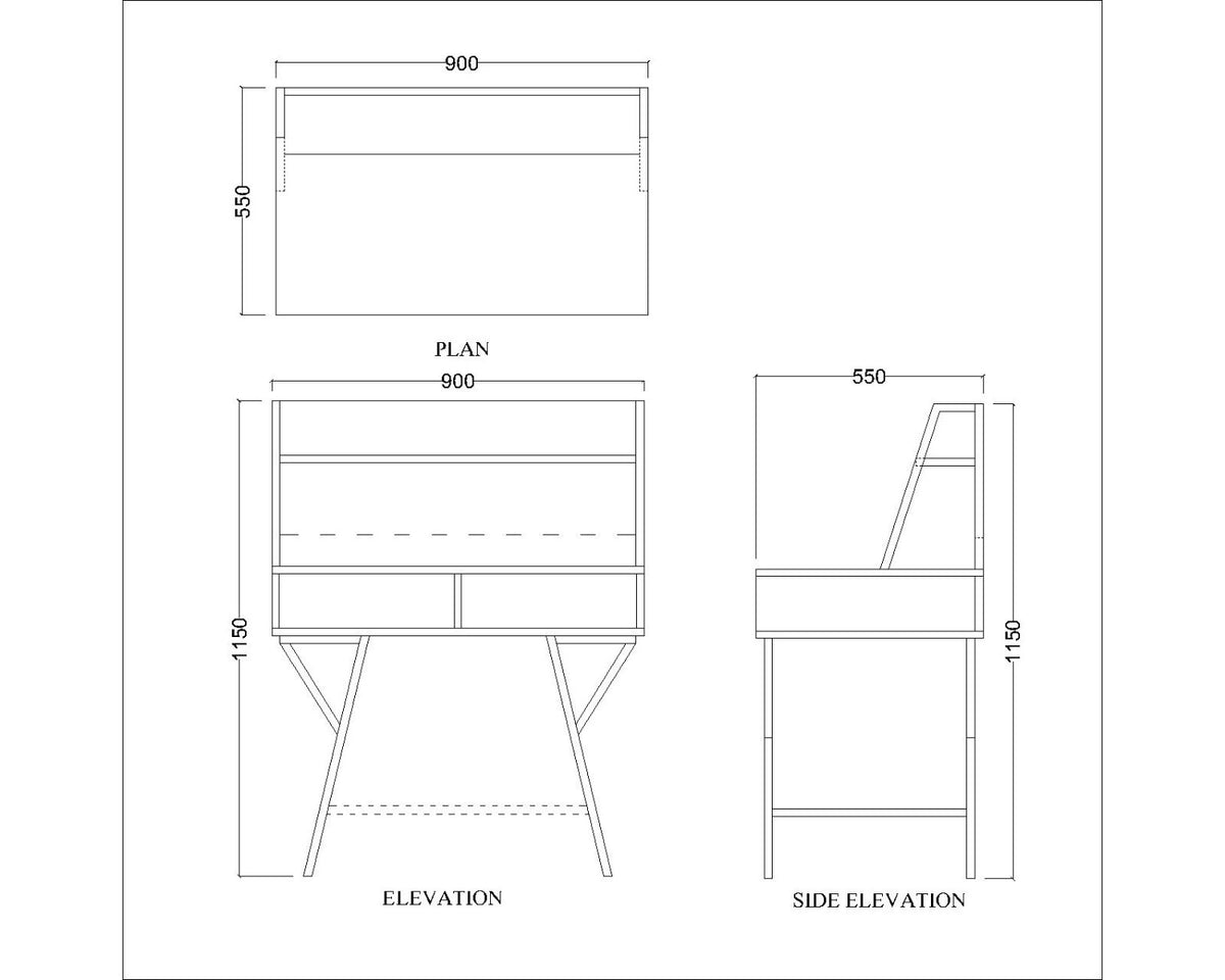 Study Table Structural Design Study Table, Wood Study Table, Study Table with Open Shelf, Study Tabl ...