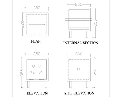 Toilet Accessory with opening lid in wood finish for toilet paper, Toilet paper roll  storage, Toilet paper box, utility box for pulling Toilet paper roll ,Toilet accessory unit-IM368
