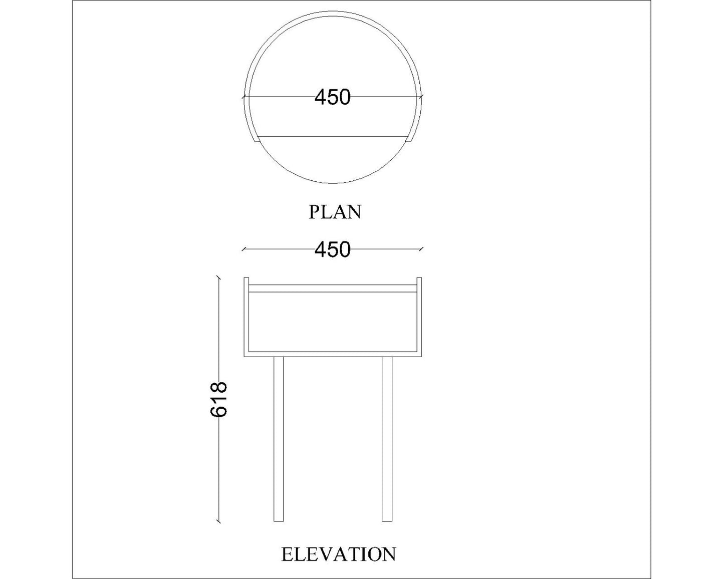 End table with open top and side open shelf in wood finish, utility table for sofa sides ,end table unit-IM385