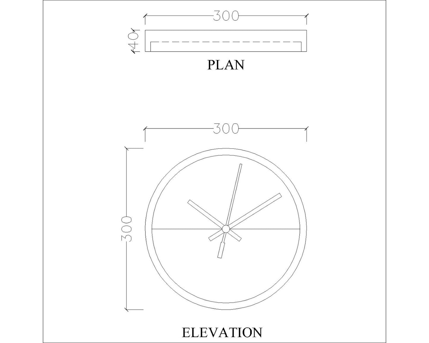 Clock in wood, clock for living/waiting/office  area modern look clock inBlack, cappuccino & Yelow,Clock - IM422