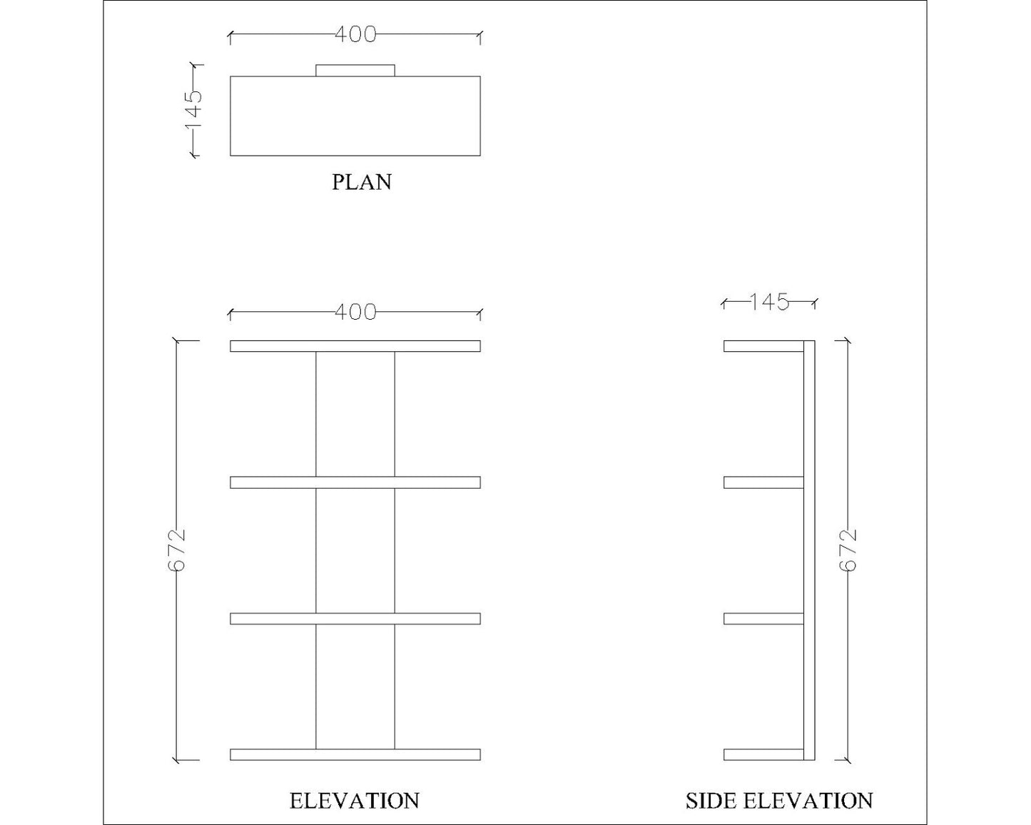 Wall  Shelf, Wall Shelf Open Space,  Wall Shelf for Décor Accessories Unit,  Wood Wall Shelf,Wall Hanging Unit,  Wall Shelf- IM-429