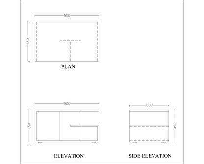 Rectangular Coffee Table ,coffee table for living/waiting area modern look coffee table in white in prelaminate particle board ,Coffee Table - IM762