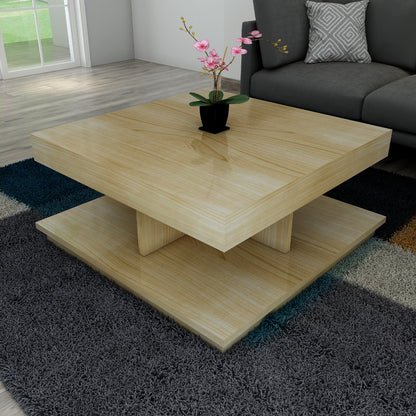 Square Coffee Table ,coffee table for living/waiting area modern look coffee table in Light brown in Laminate ,Coffee Table - IM765