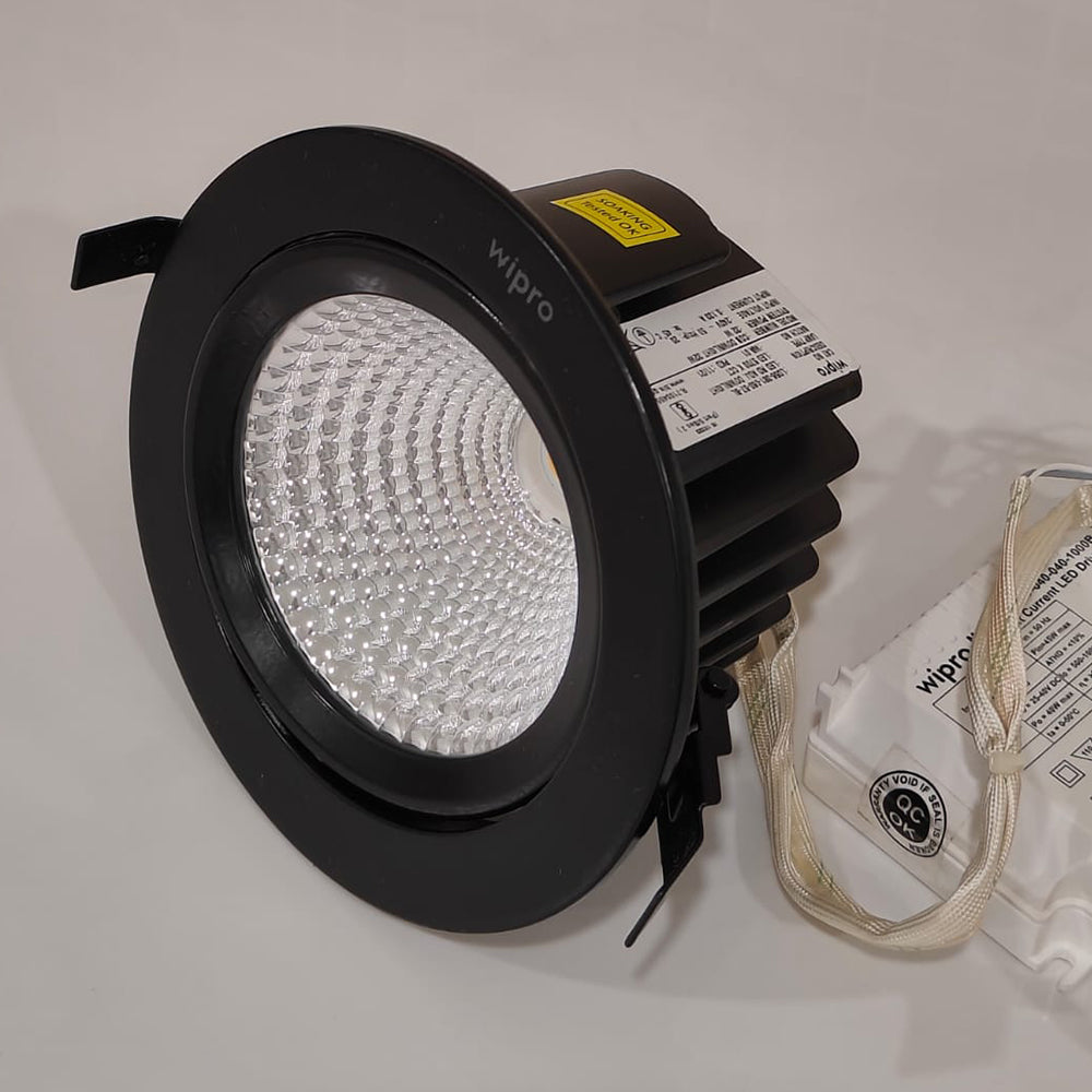 LED Gimball, 32W, 5700K, COB Downlight, adjustable Downlight, White Body, Light - LD56-381-060-57-BL