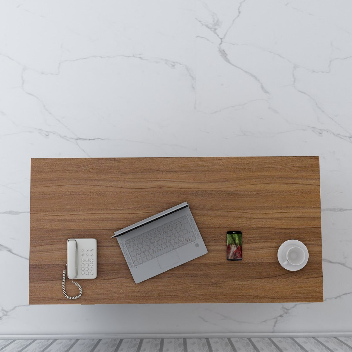 Office Table,  Wood & Black Office Table, Table for Office, MD Table, Office Table With drawer, Office Table with Shutter , Office Table - IM - 12069