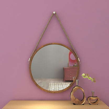 Wall mirror with wooden frame, Mirror for living/waiting/foyer  area modern look mirror in black frame ,Mirror - IM427