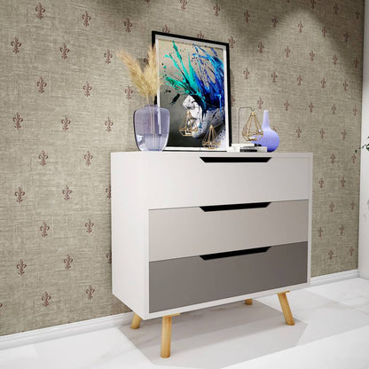 Chest of drawer, storage with drawer,  Console unit,multi storage unit, Storage for dressing, Wooden storage, Grey & White unit, Cabinate, Designer Case, Hallway table  -IM- 256