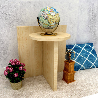 End table with open top, end table in wood finish, End table for living area-VI-529