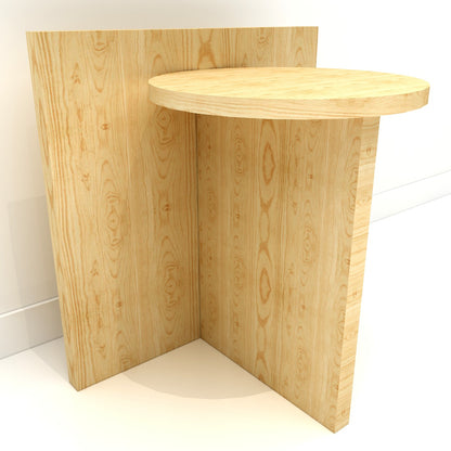 End table with open top, end table in wood finish, End table for living area-VI-529