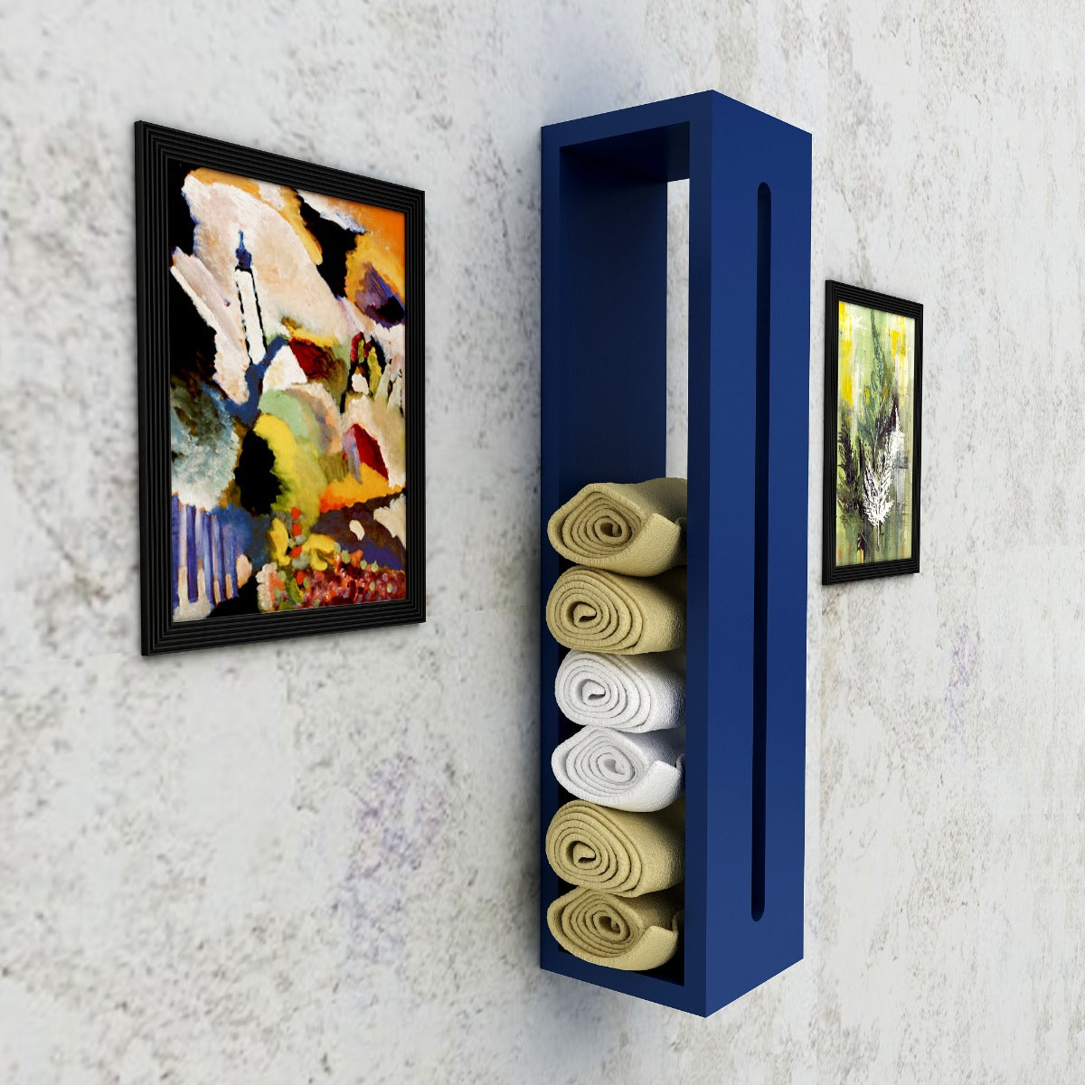 Toilet Accessory with open wooden Shelf in wood finish for towel, Towel storage, Towel rack, utility Shelf for Toilet,Toilet accessory unit-IM362