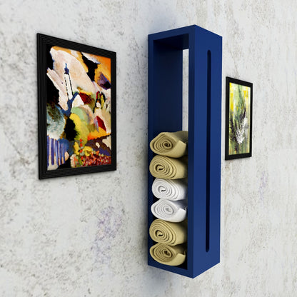 Toilet Accessory with open wooden Shelf in wood finish for towel, Towel storage, Towel rack, utility Shelf for Toilet,Toilet accessory unit-IM362