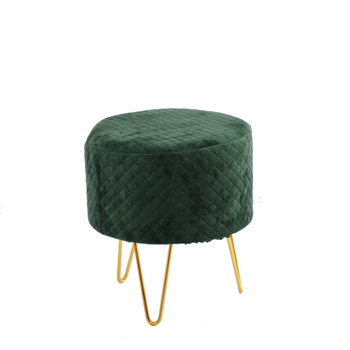 Seating Stool, Red & Metal Seating Stool, Seating Stool for Living & Bedroom Area, Seating Stool-IM- 15001