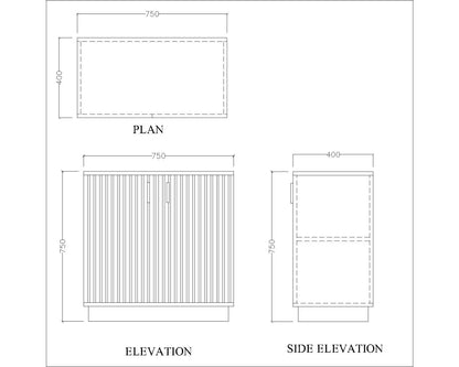 Storage Unit , White Storage Unit, Storage Unit with Shutter, Storage Unit  - VT - 11002