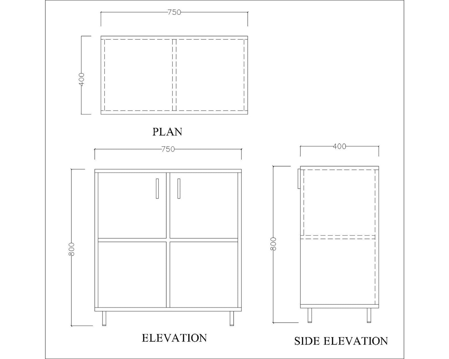 Storage Unit, Wood Storage Unit, Storage Unit  with Shutter , Storage Unit  with Open Shelf ,Storage Unit with Ms Leg in Gold Finish  , Storage Unit  - VT - 11004