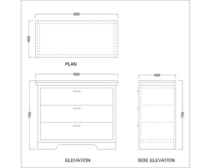 Chest Of Drawer, Solid Wood Chest of Drawer, Brown Color Chest Of Drawer, Chest Of Drawer- VT- 11006