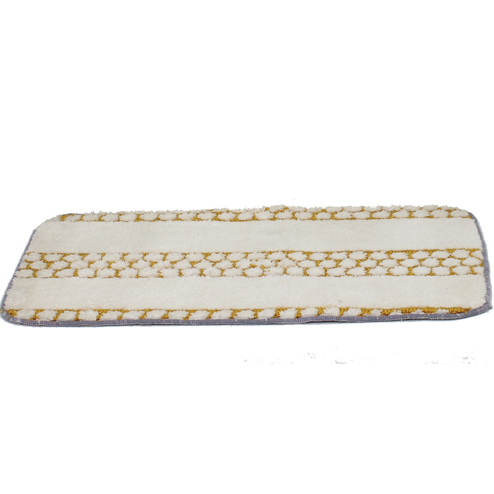 Rug, White & Yellow Rug , Rectangular Rug, Rug - VT - 15014