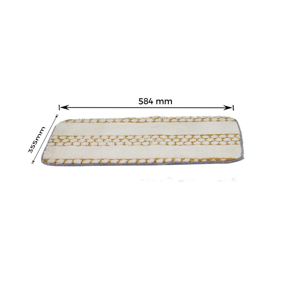 Rug, White & Yellow Rug , Rectangular Rug, Rug - VT - 15014