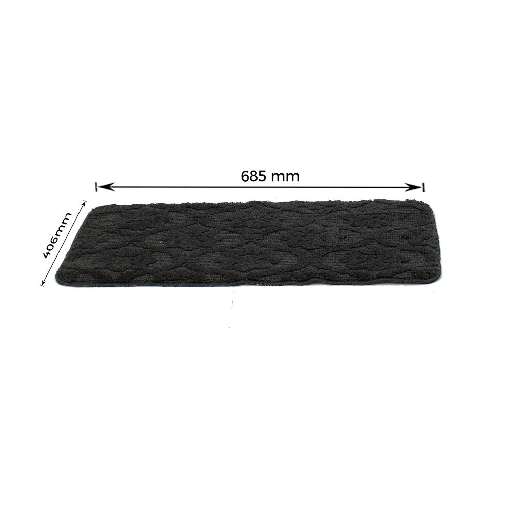 Rug, Dark Grey Rug , Rectangular Rug, Rug - VT - 15015