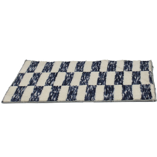 Rug,  Blue & White Rug, Rectangular Rug, Rug - VT - 15024