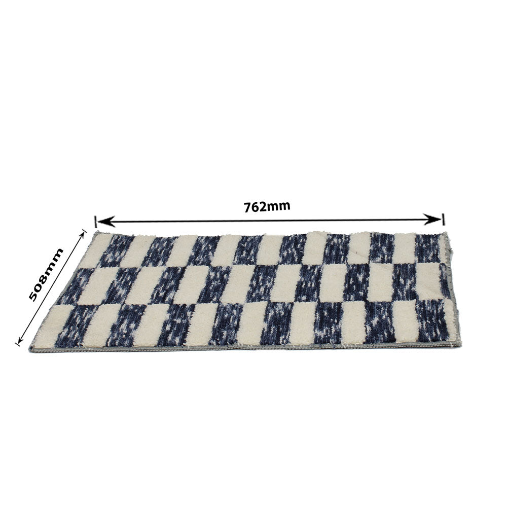Rug,  Blue & White Rug, Rectangular Rug, Rug - VT - 15024