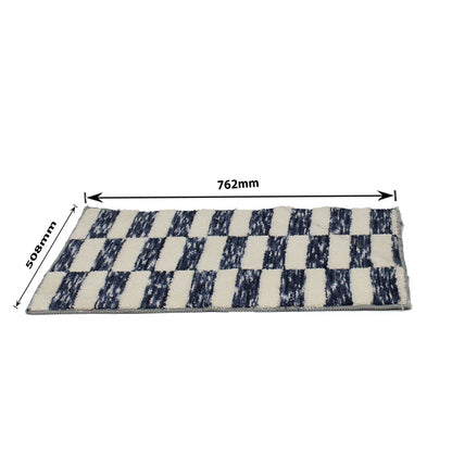 Rug,  Blue & White Rug, Rectangular Rug, Rug - VT - 15024