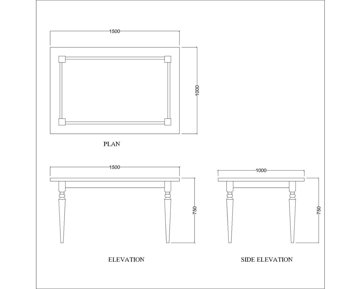 Buy Rectangular White Dining Table for Modern Dining Spaces at Low Price- VT - 3050