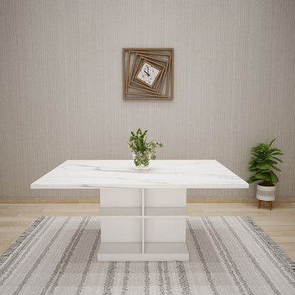 Rectangular White Dining Table for Modern Interiors - VT3054