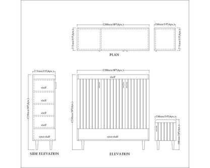 Light Brown Cabinet with Shutter and Black MS Legs, Wooden Shoe Storage  VT-10083