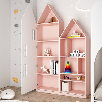 Kids Unit, Storage Unit for kids, Pink & White Color Unit, Kids Unit - VT10099