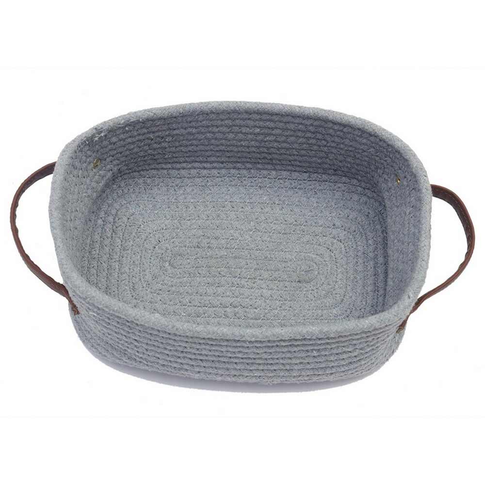 Storage Basket , (i307_10_1), Storage Basket With Grey Color, Storage Basket  - VT11033