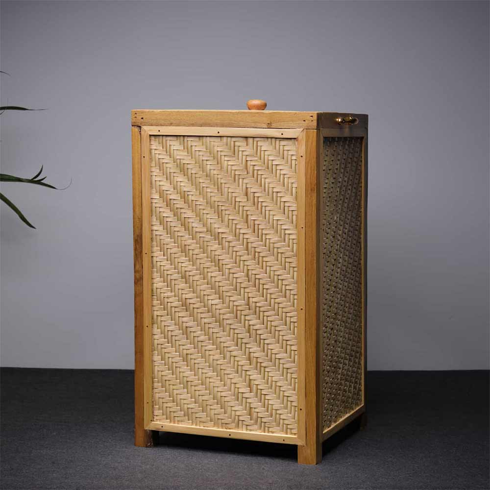 Storage Basket (KBLB1), KraftInn Fabia Laundry Basket, Storage Basket with Brown Color, Laundry Basket  - VT11040
