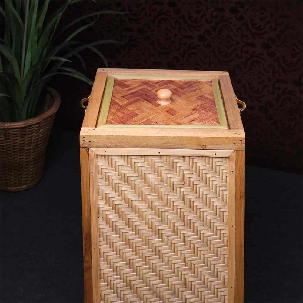 Storage Basket (KBLB1), KraftInn Fabia Laundry Basket, Storage Basket with Brown Color, Laundry Basket  - VT11040