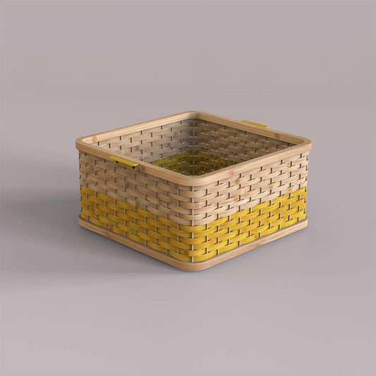 Basket, SBA02XY (Mianzi), Boxes, Bamboo Baskets, Storage, Container, Stackable Baskets, Stackable Container, Eco Friendly Containers, Eco Friendly Baskets, Wooden Basket, Basket - VT11047