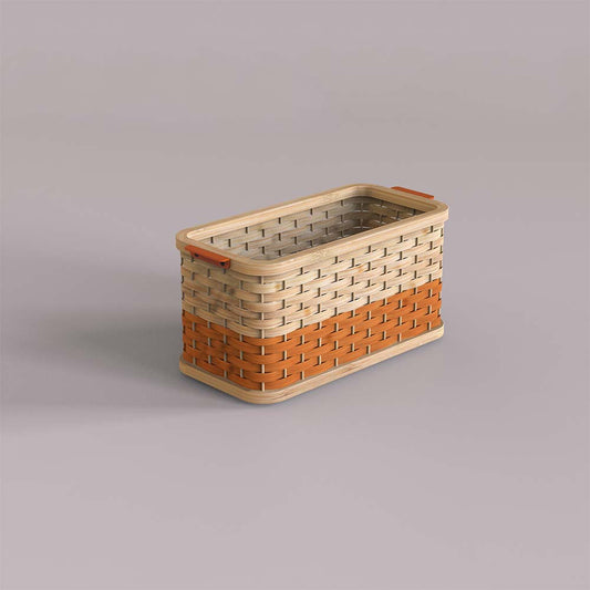 Basket, SBA03XO (Mianzi), Boxes, Bamboo Baskets, Storage, Container, Stackable Baskets, Stackable Container, Eco Friendly Containers, Eco Friendly Baskets, Wooden Basket, Basket - VT11052