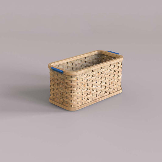 Basket, SBA03XN (Mianzi), Boxes, Bamboo Baskets, Storage, Container, Stackable Baskets, Stackable Container, Eco Friendly Containers, Eco Friendly Baskets, Wooden Basket, Basket - VT11053