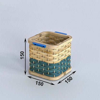 Basket, SBA04XB (Mianzi), Boxes, Bamboo Baskets, Storage, Container, Stackable Baskets, Stackable Container, Eco Friendly Containers, Eco Friendly Baskets, Wooden Basket, Basket - VT11054