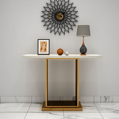 Console Table, Console Table with Black & Gold Color, Console Table - VT12104